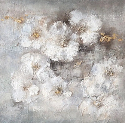 Elegant Purity - Hand Painting