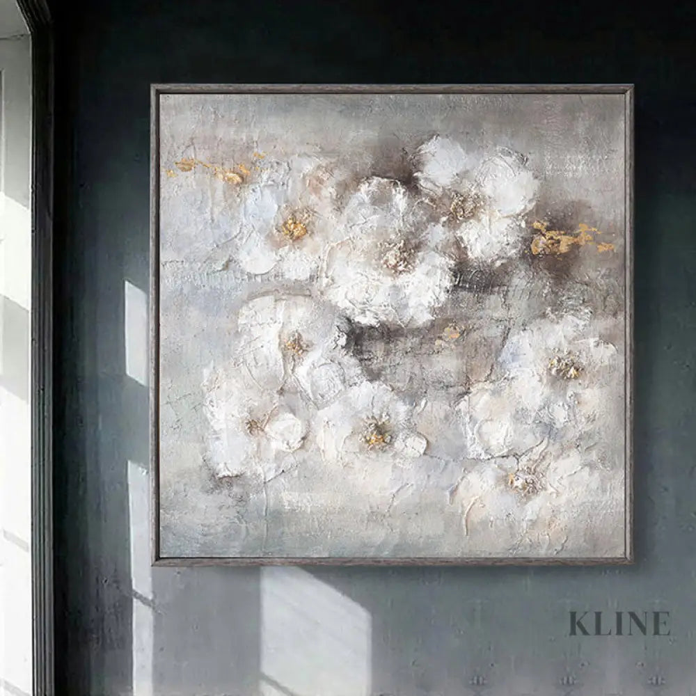 Elegant Purity - Hand Painting 