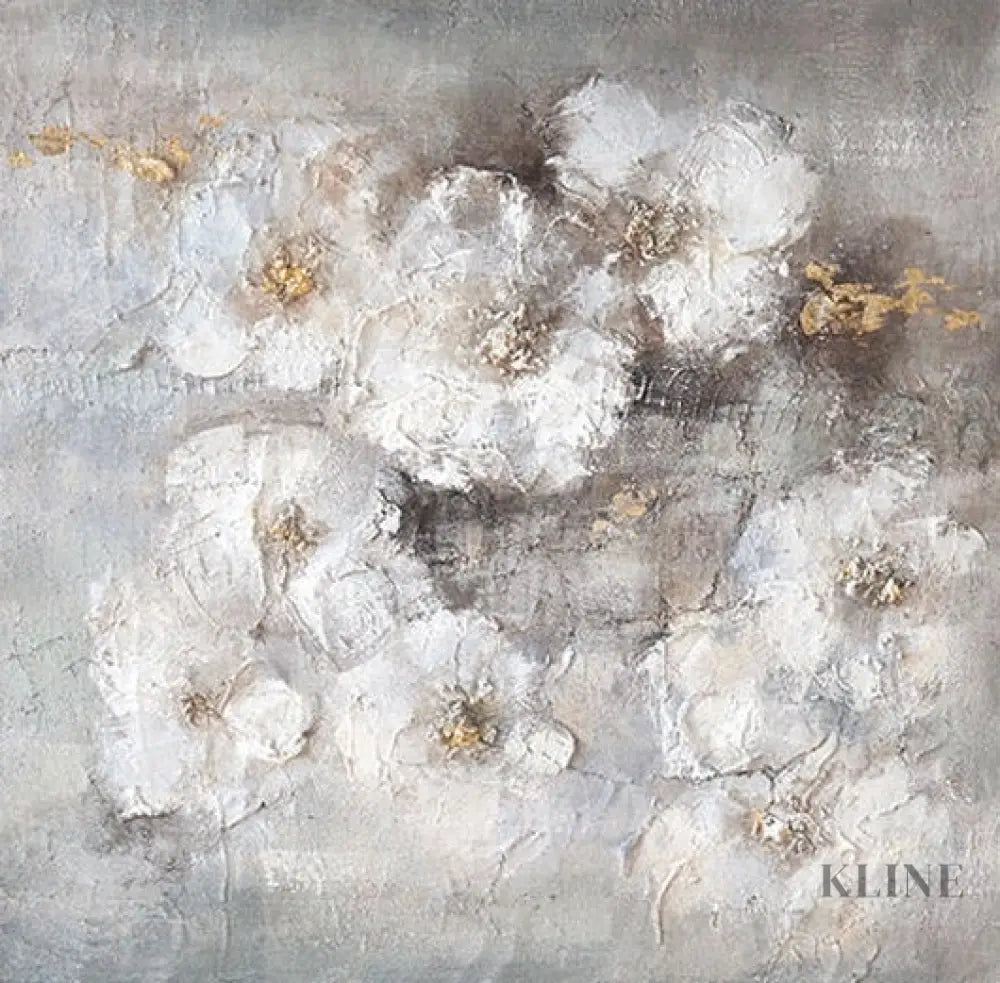 Elegant Purity - Hand Painting 