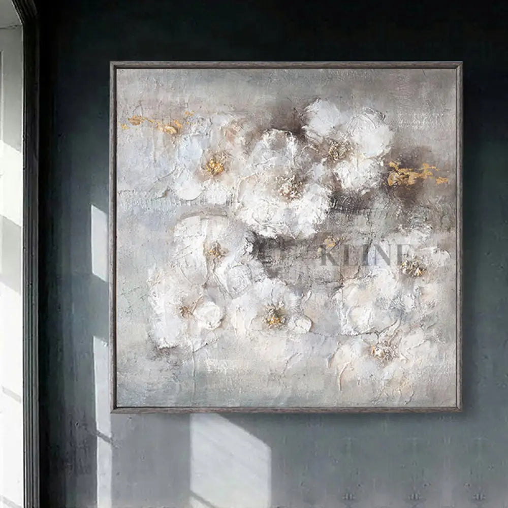 Elegant Purity - Hand Painting