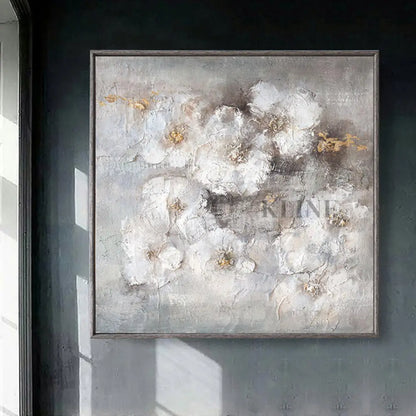 Elegant Purity - Hand Painting