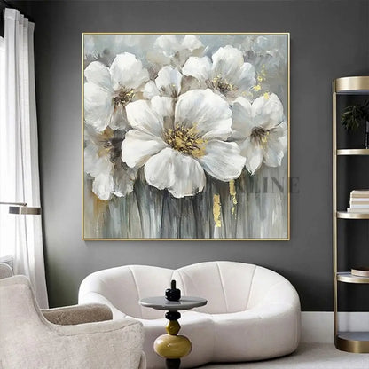 Elegy of Petals - Hand Painting