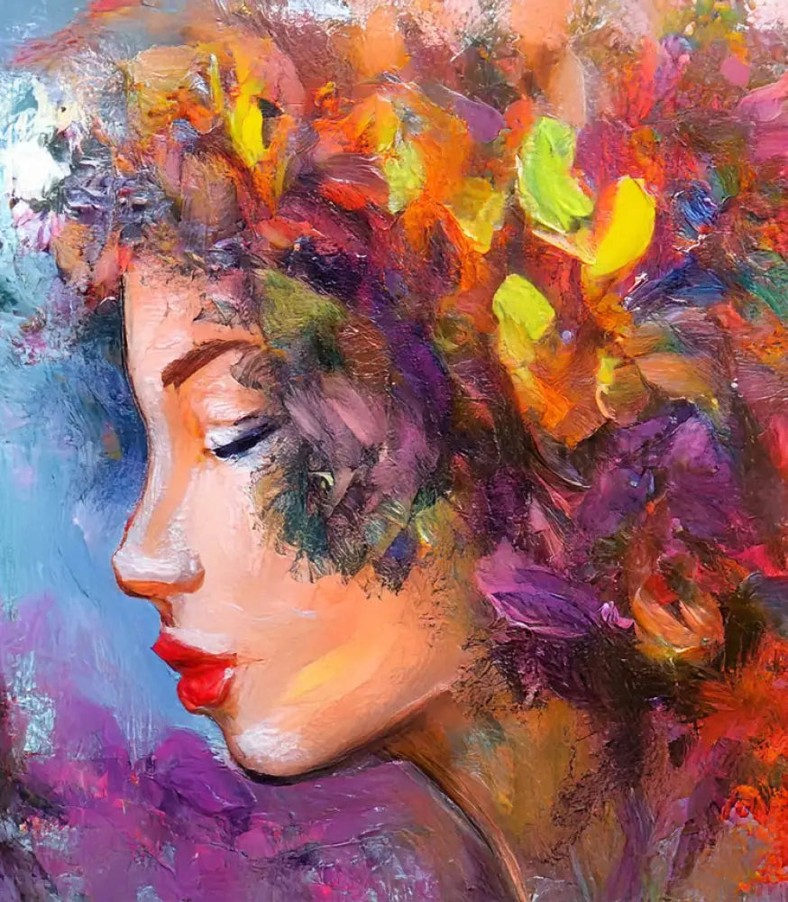 Ember Thoughts - Hand Painting Arte della parete per salotto