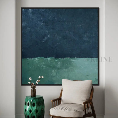 Emerald Enigma - Hand Painting