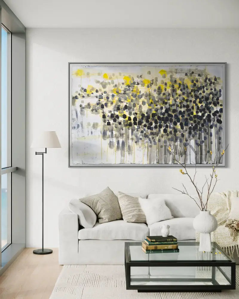 Enlivening - Hand Painting Dining Room Wall Art