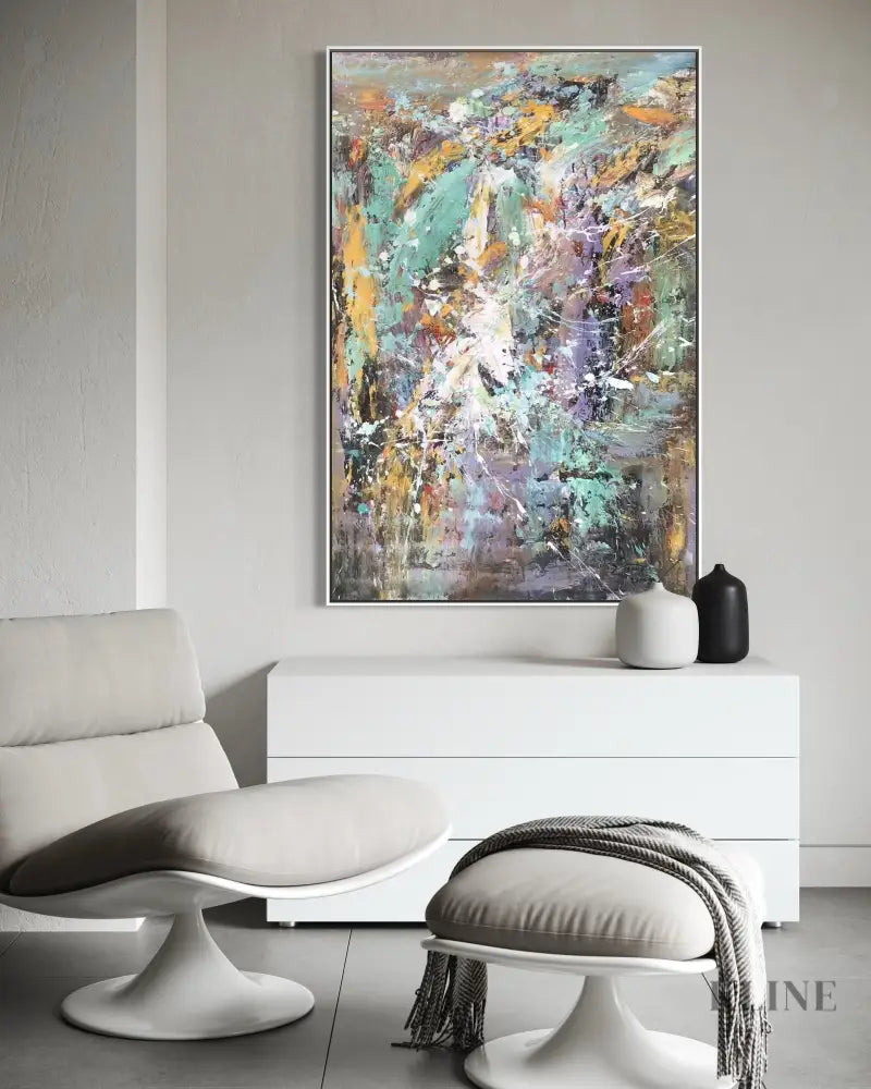 Ephemeral Burst - Hand Painting