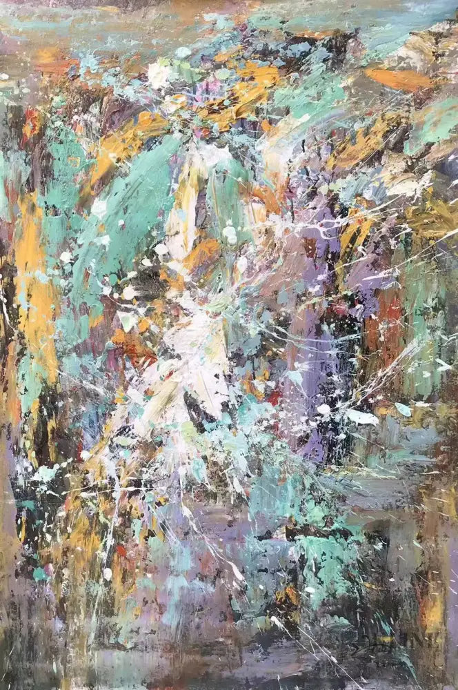 Ephemeral Burst - Hand Painting