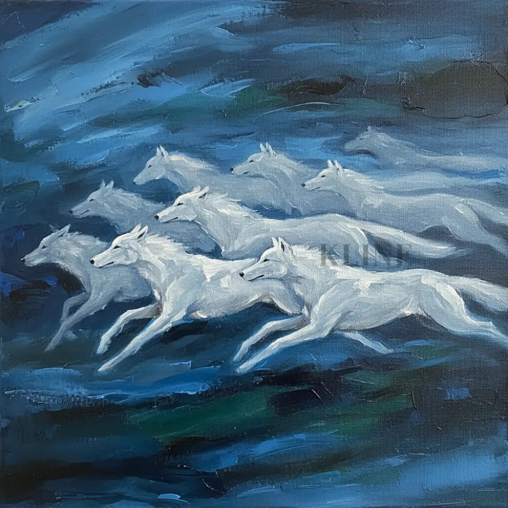 Equine Passage - Hand Painting