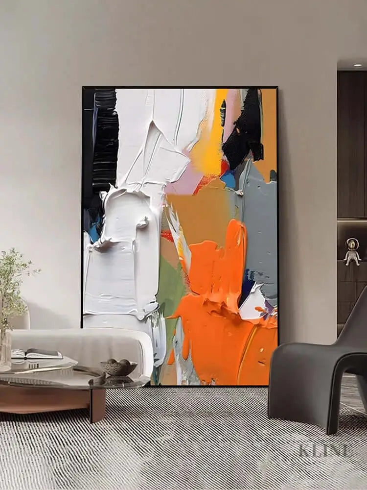 Eruption Textured Wall Art - Hand Painting