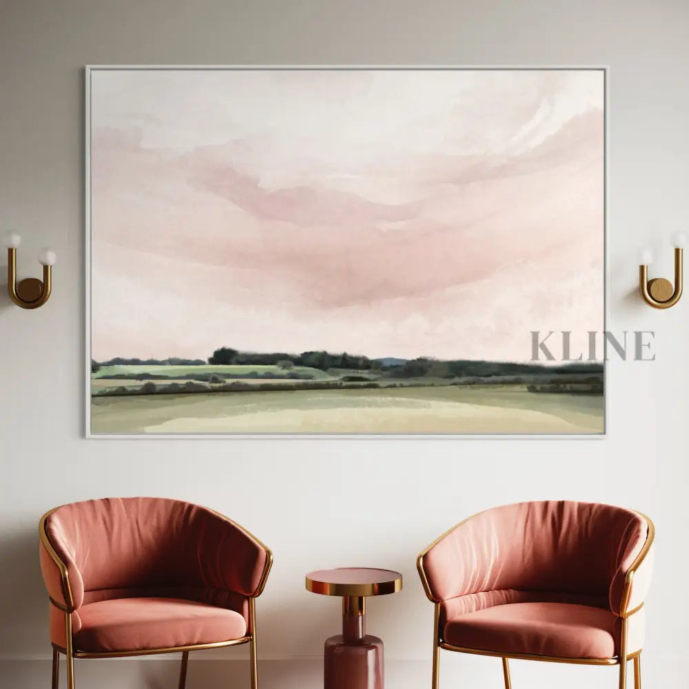 Esk Lynn View Pink - Hand Painting 