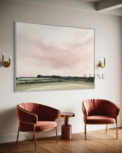 Esk Lynn View Pink - Hand Painting
