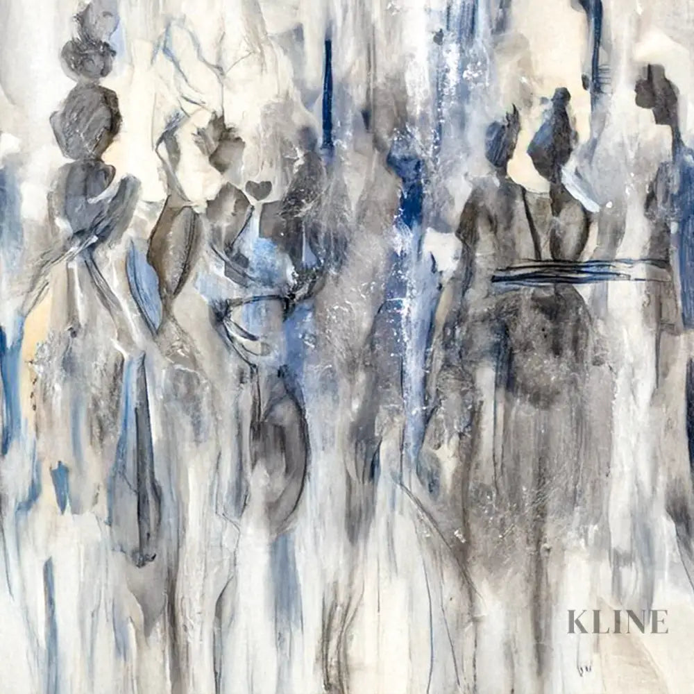 Ethereal Gathering - Hand Painting Canvas Wall Art