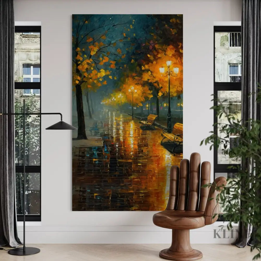 Evening Elegance - Hand Painting