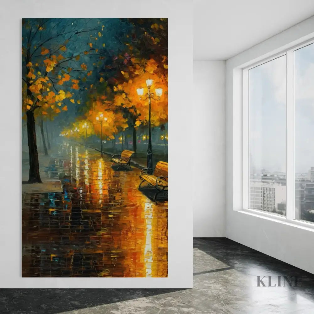 Evening Elegance - Hand Painting