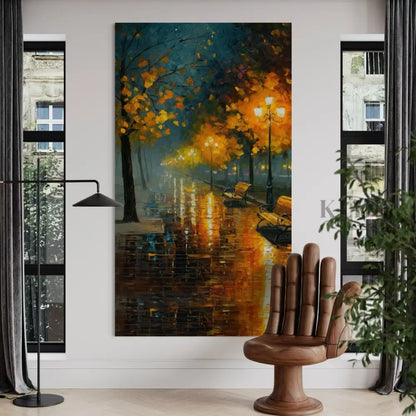 Evening Elegance - Hand Painting