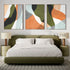 Expressionist Forms Triptych - Hand Painting