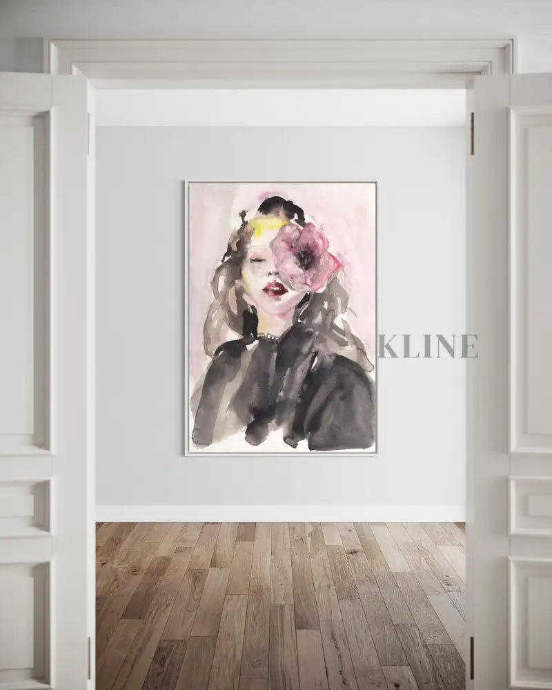 Face Like A Melody - Hand Painting Lounge Wall Art