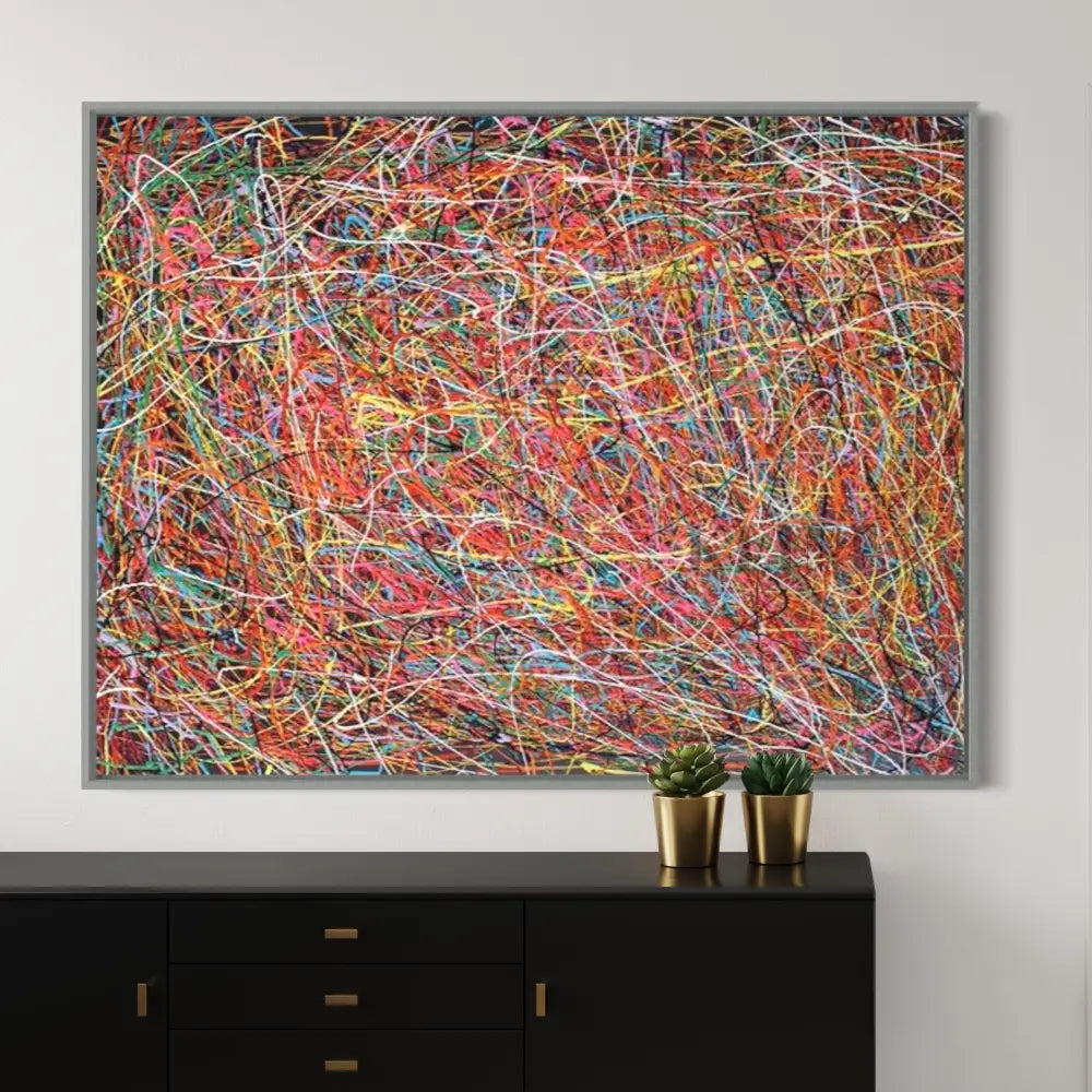 Fantasy and Year 2033 - Hand Painting Dining Room Wall Art