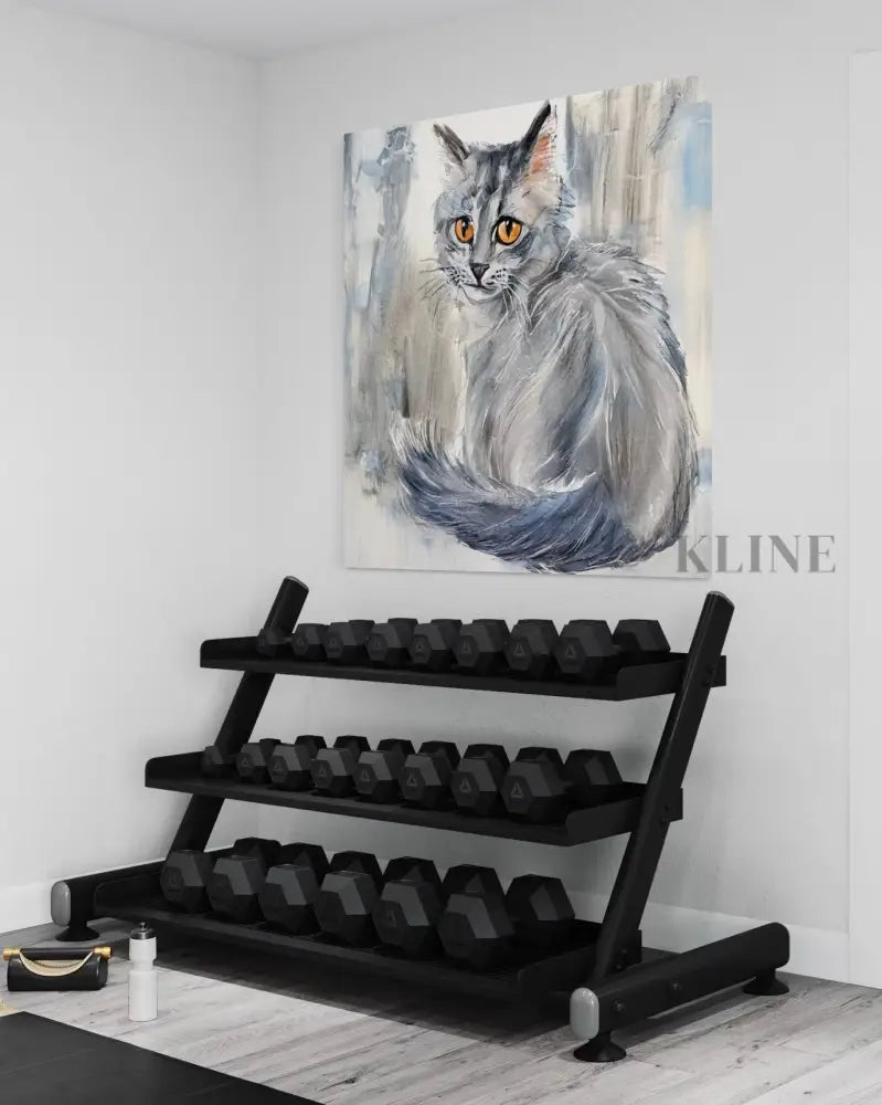 Feline Majesty - Hand Painting