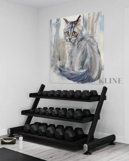 Feline Majesty - Hand Painting