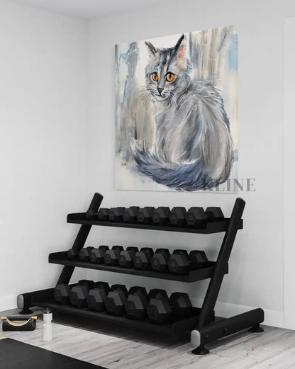 Feline Majesty - Hand Painting