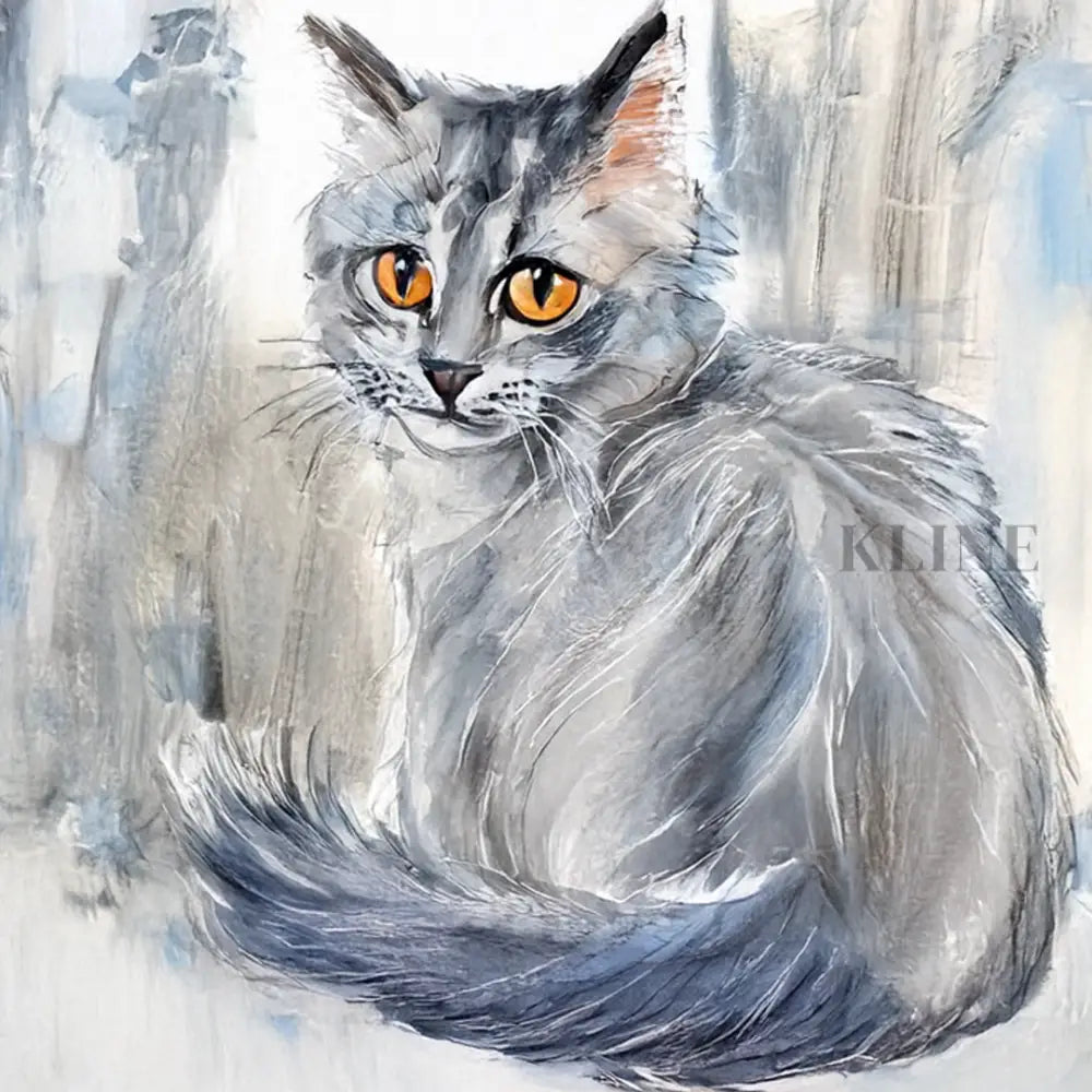Feline Majesty - Hand Painting