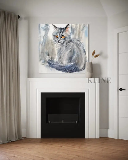 Feline Majesty - Hand Painting