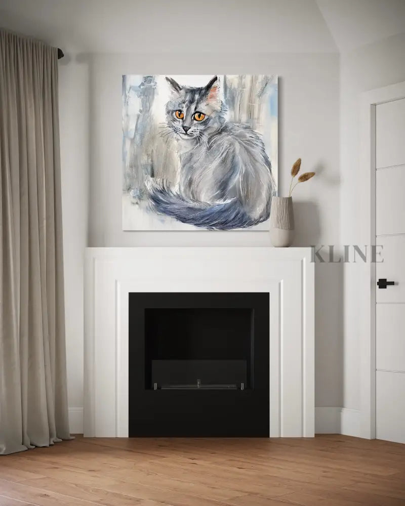 Feline Majesty - Hand Painting 