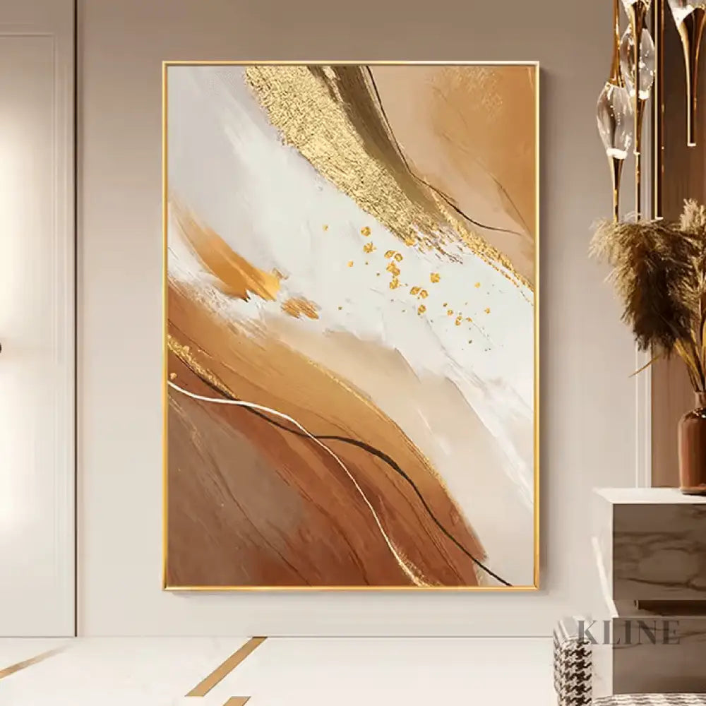 Festa 2 - Hand Painting Arte da parete rosa