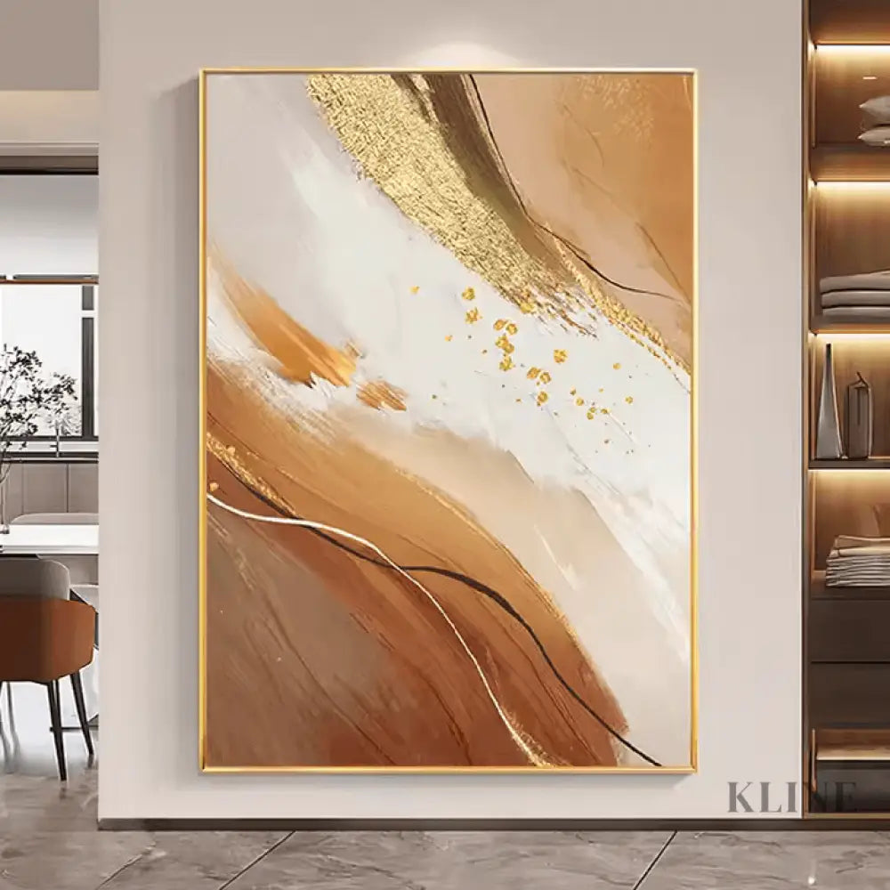 Festa 2 - Hand Painting Arte da parete rosa