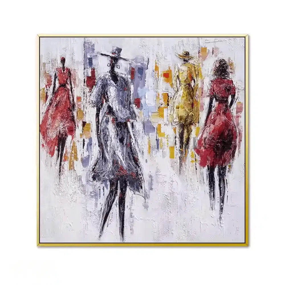 Fiesta - Hand Painting Large Wall Art