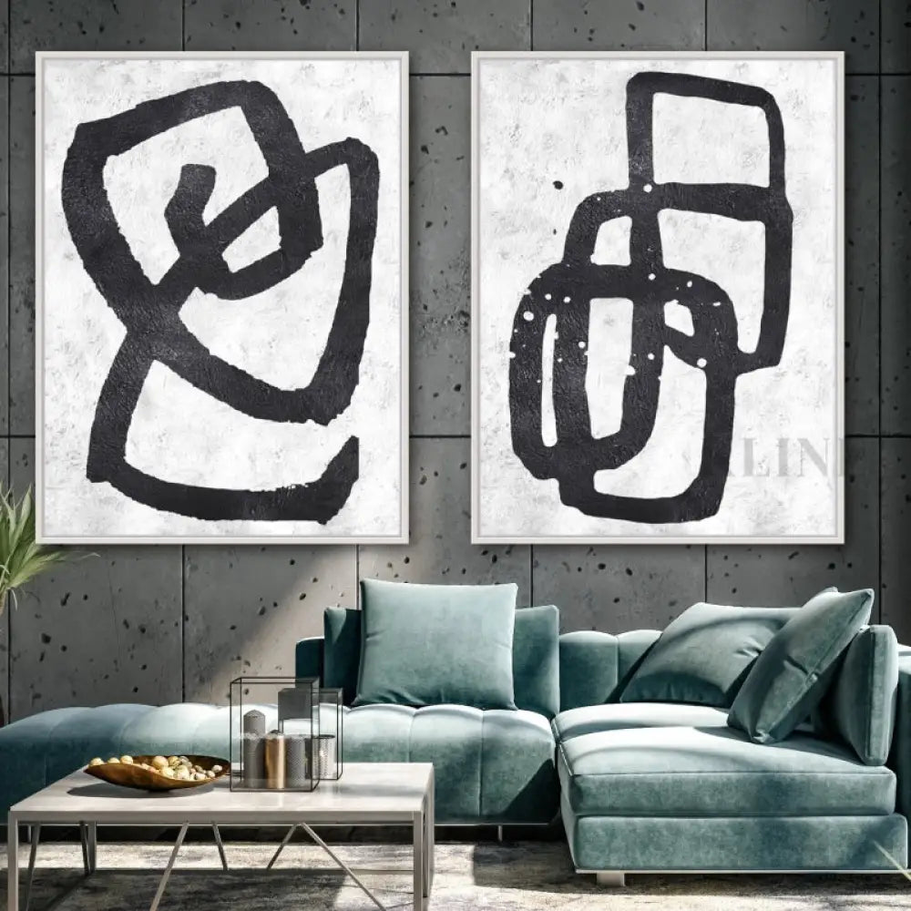 Figure 60 - Kline Collective Peintures en noir et blanc