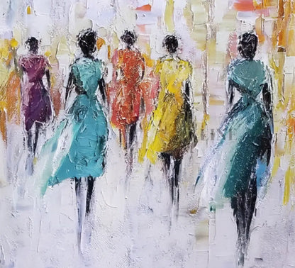 Figured Flow - Hand Painting