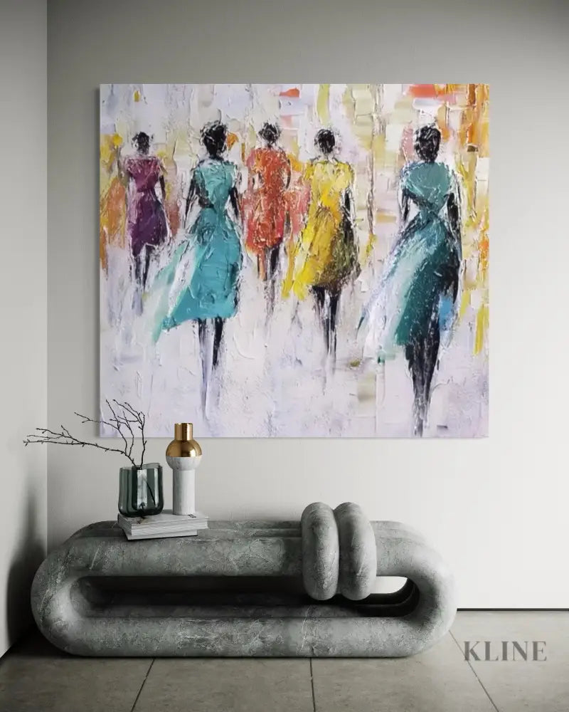 Figured Flow - Hand Painting 