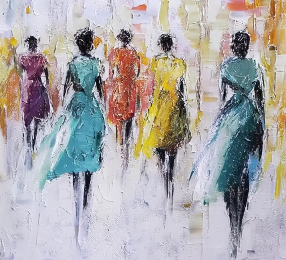 Figured Flow - Hand Painting