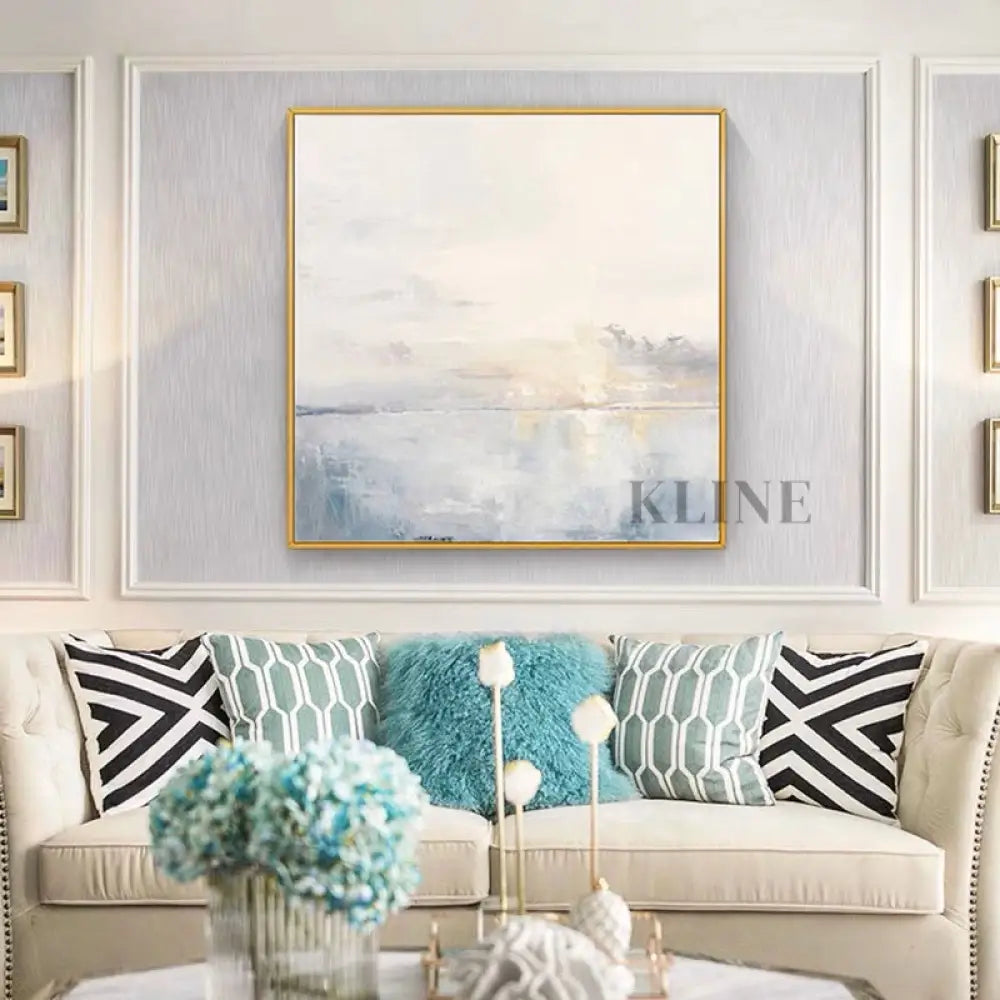 First Sunrise - Hand Painting Arte de pared grande
