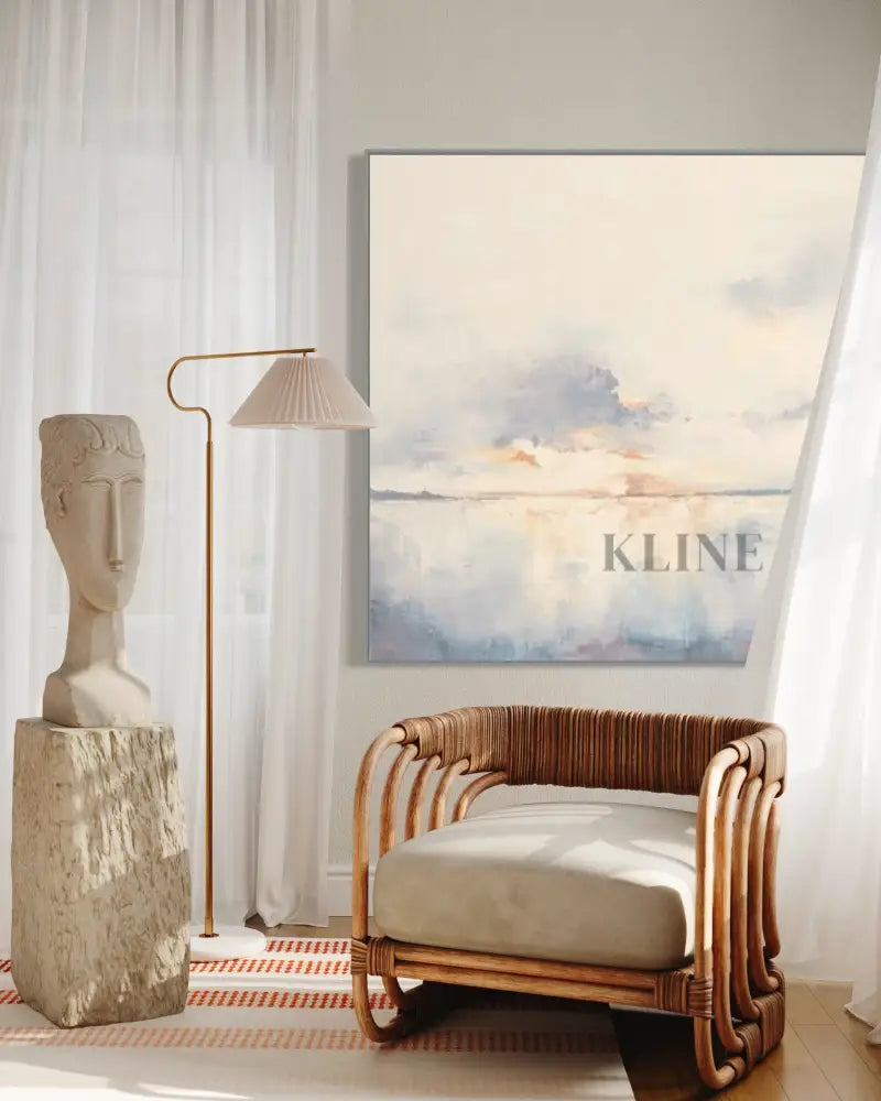 First Sunrise - Hand Painting Arte de pared grande