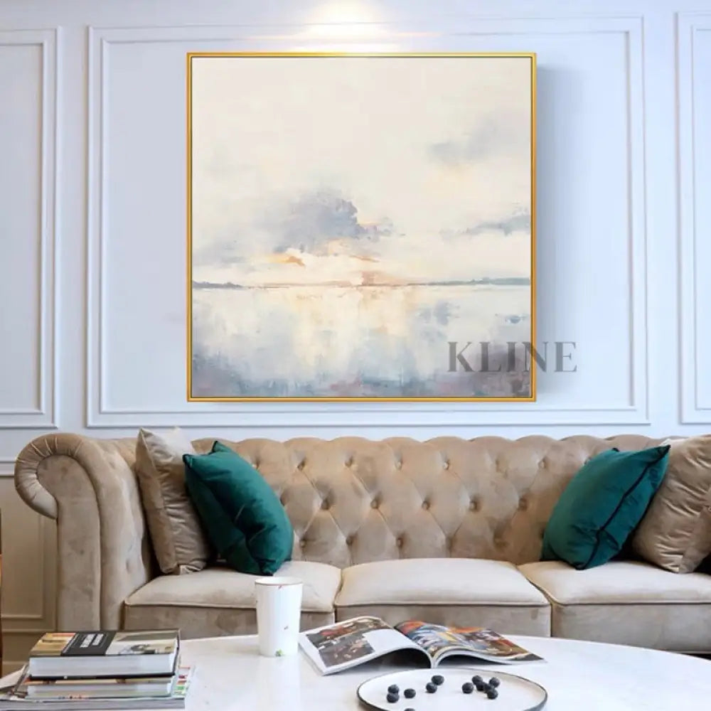 First Sunrise - Hand Painting Arte de pared grande