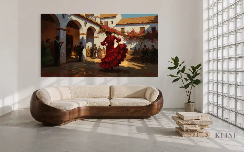 Flamenco Diva - Hand Painting Original Paintings for Sale