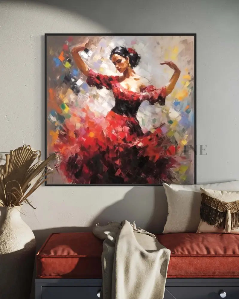Flamenco - Hand Painting Saldi del Black Friday
