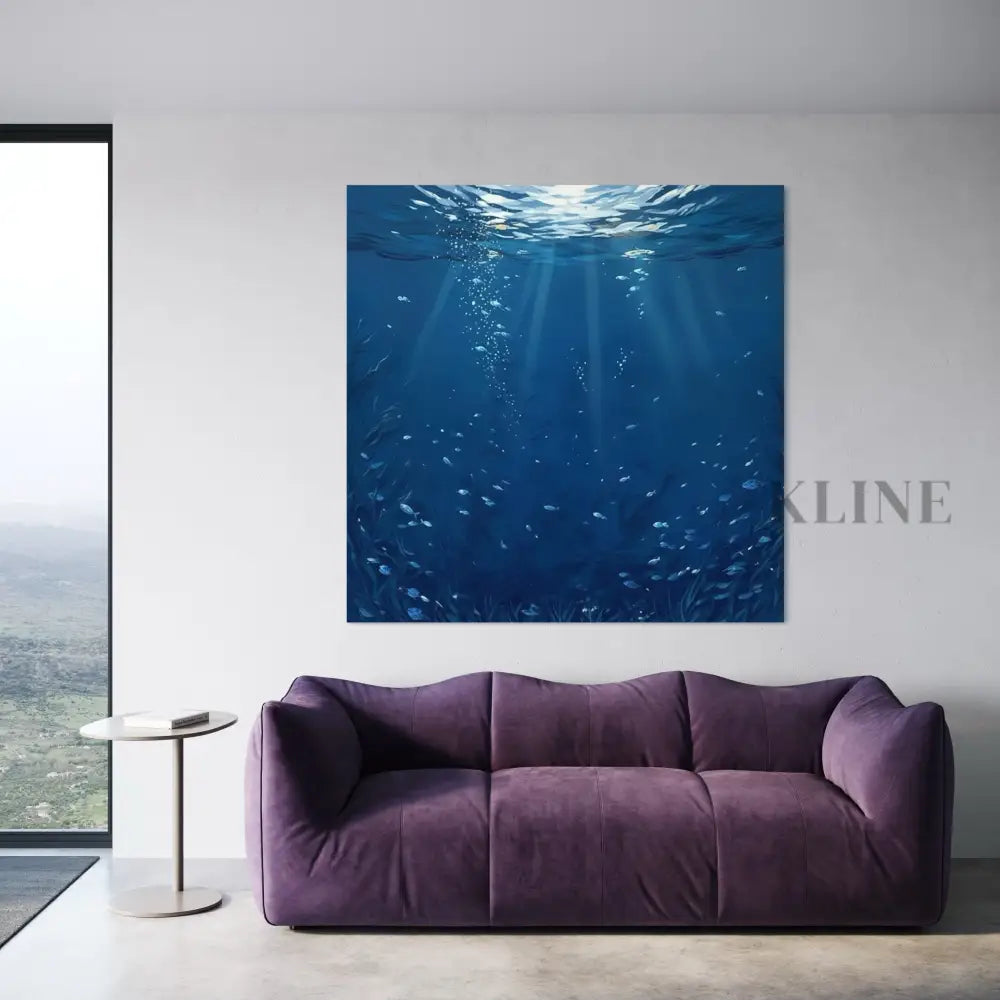 Floating in Depth - Hand Painting