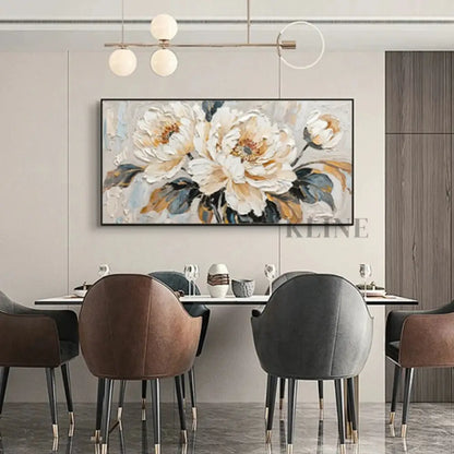 Floral Majesty - Hand Painting