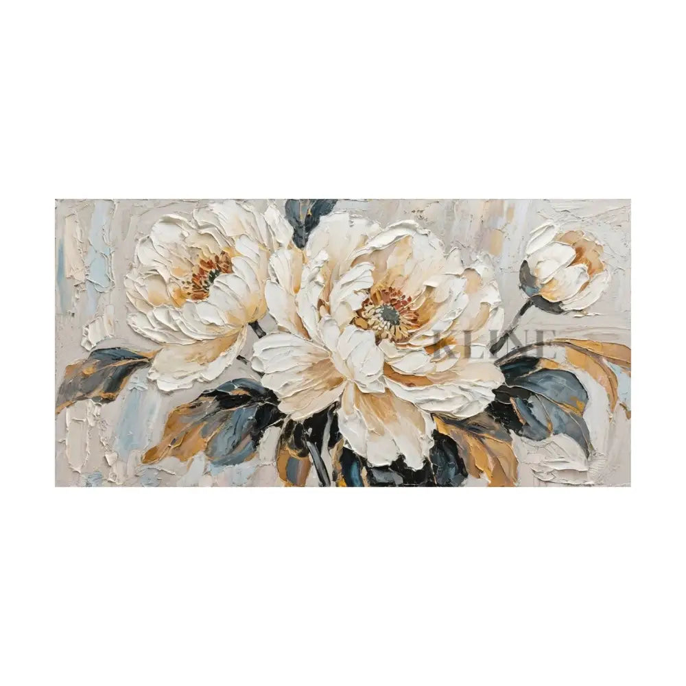 Floral Majesty - Hand Painting Dipinti originali in vendita