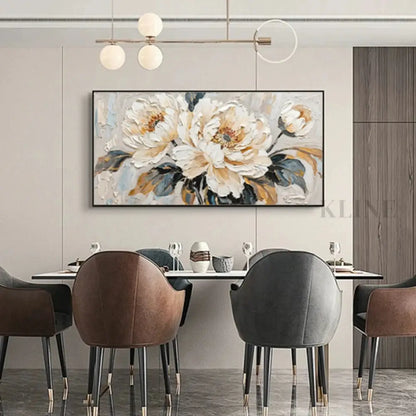 Floral Majesty - Hand Painting