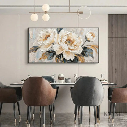 Floral Majesty - Hand Painting