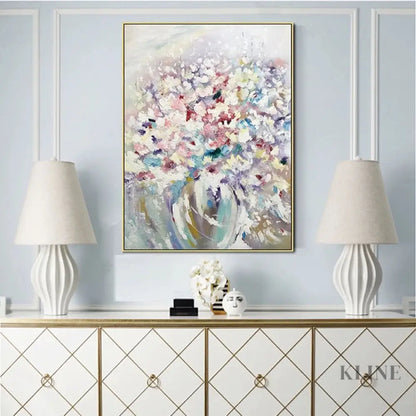 Floral Mist - Hand Painting