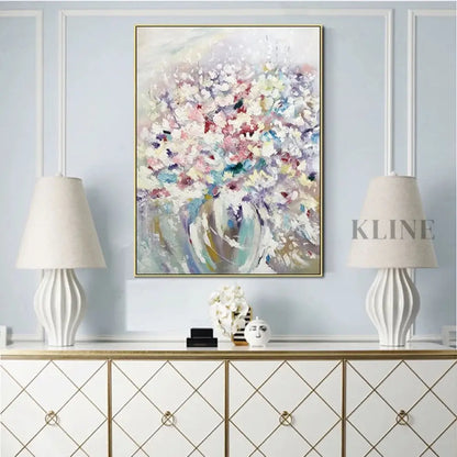 Floral Mist - Hand Painting