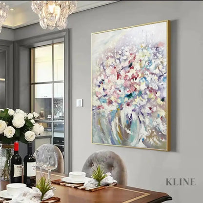 Floral Mist - Hand Painting