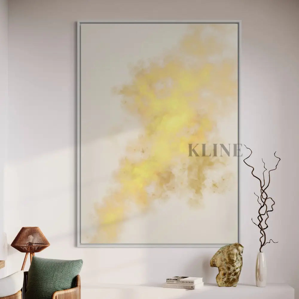 Flow No. 04 - Hand Painting Lounge-Wandkunst