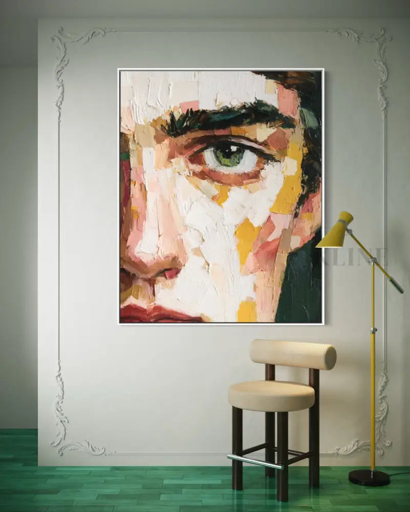 Fragments of Grace - Hand Painting Leinwand-Wandkunst